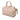Pink Saint Laurent Baby Leather Monogram Downtown Cabas Satchel