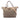 Beige Gucci Large GG Canvas Icon Bit Satchel