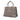 Gray Prada Saffiano Cuir Turnlock Twin Satchel - Designer Revival
