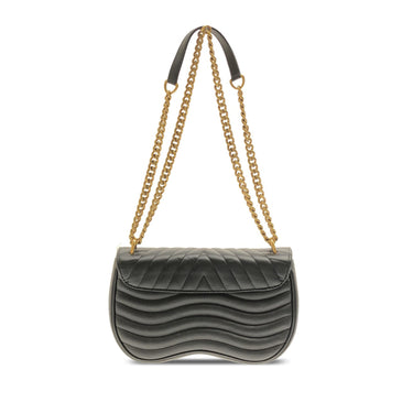 Black Louis Vuitton New Wave Chain Bag MM Satchel