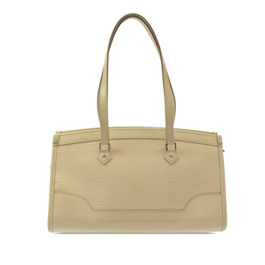 White Louis Vuitton Epi Madeleine PM Handbag