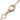 Gold Chanel Gold Plated CC Rhinestone Faux Pearl Pendant Necklace