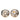 Gold Chanel Gold Plated Strass Faux Pearl Coco Logo Disc Pushback Earrings