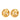 Gold Chanel CC Gold Plated Round Clip On Earrings