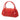 Red LOEWE Nubuck Senda Handbag