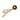 Black Chanel Gold Plated Clover Faux Pearl Drop Brooch
