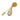 Black Chanel Gold Plated Clover Faux Pearl Drop Brooch