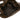 Brown Fendi Zucca Canvas Double Flap Shoulder Bag