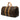 Brown Louis Vuitton Monogram Keepall 55 Travel Bag
