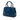 Blue Prada Small City Calf Hand Stitched Galleria Double Zip Satchel