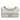 White Chanel Medium Classic Printed Grosgrain Double Flap Shoulder Bag