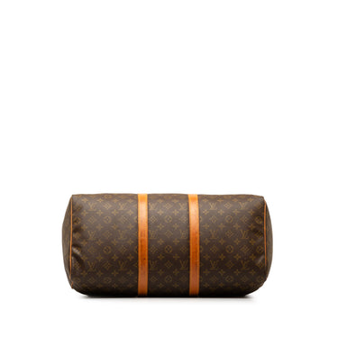 Brown Louis Vuitton Monogram Keepall 50 Travel Bag