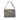 Gray Yves Saint Laurent Croc Embossed Nubuck Catwalk Shoulder Bag