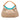 Brown Gucci GG Canvas Bamboo Studded Hobo