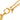 Gold Chanel CC Gold Plated Diamond Shape Pendant Necklace