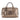 Gold LOEWE Metallic Goatskin Amazona 28 Handbag