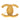 Gold Chanel CC Gold Plated Turnlock Pin Brooch