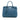 Blue Prada Vitello Daino Open Convertible Tote Satchel