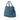 Blue Prada Vitello Daino Open Convertible Tote Satchel