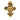 Gold Chanel Gold Plated CC Cross Brooch - Designer Revival