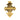 Gold Chanel Gold Plated CC Cross Brooch - Designer Revival