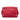 Red Prada Vitello Daino Front Pocket Open Convertible Tote Satchel