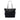 Black Prada Saffiano Trimmed Tessuto Tote