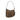 Brown Fendi Small Zebra Print Canvas Oyster Hobo