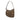 Brown Fendi Small Zebra Print Canvas Oyster Hobo