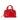 Red LOEWE Micro Patent Amazona Satchel