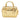 Gold Prada Mini Metallic Vitello Top Handle Bag Satchel