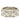 Silver Louis Vuitton Silver Plated Monogram Mosaic Ring L