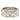 Silver Louis Vuitton Silver Plated Monogram Mosaic Ring L