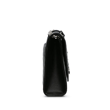Black Saint Laurent Medium Triquilt Shoulder Bag - Designer Revival