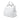 White Dior Woven Lambskin Lady Dior Avenue Tote Satchel