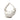 White Bottega Veneta Mini Calfskin Double Knot Bag Handbag