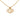 Gold Dior Gold Plated Strass Logo Pendant Necklace