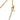 Gold Dior Gold Plated Strass Logo Pendant Necklace