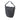 Black Burberry Haymarket Check Coated Canvas Hobo