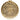 Gold Chanel CC Gold Plated Crest Medallion Pendant Necklace