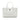 White Chanel Medium Caviar Executive Cerf Tote Satchel