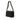 Black Chanel CC Quilted Lambskin Half Moon Flap Shoulder Bag