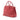 Red Prada Large Saffiano Lux Galleria Double Zip Satchel