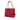 Red Chanel Large Quilted Iridescent Calfskin New Bubble Tote