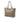 Beige Gucci GG Canvas Icon Bit Tote
