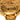 Gold Chanel CC Gold Plated Round Clip On Earrings