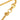 Gold Chanel Gold Plated CC Clover Pendant Necklace - Designer Revival