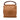 Brown Chanel CC Grained Calfskin Wooden Handle Tote Handbag