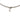 Silver Louis Vuitton Brass Crystal Nano Beads Pendant Necklace