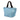 Blue Fendi Mini Denim Embroidered Logo Tote